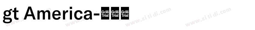 gt America字体转换
